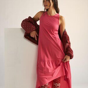 Sweaty Betty Women's Explorer Ace Athletic Lightweight Sleeveless Midi Dress Sz